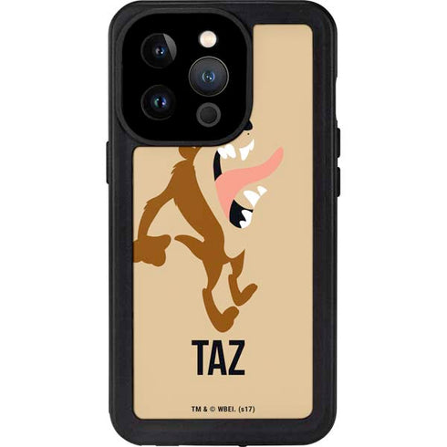 Looney Tunes Taz Identity iPhone 14 Pro Waterproof Case