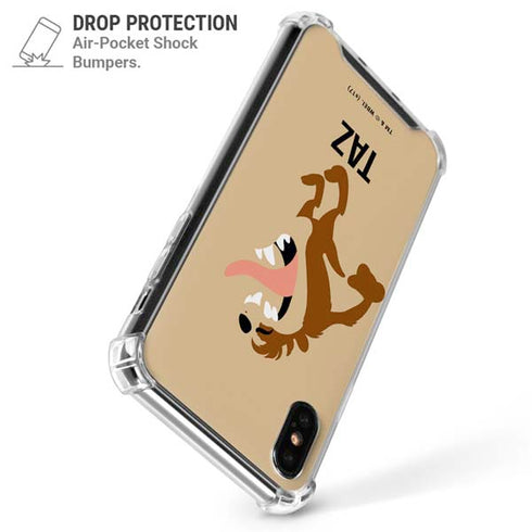 Looney Tunes Taz Identity iPhone XS Max Clear Case