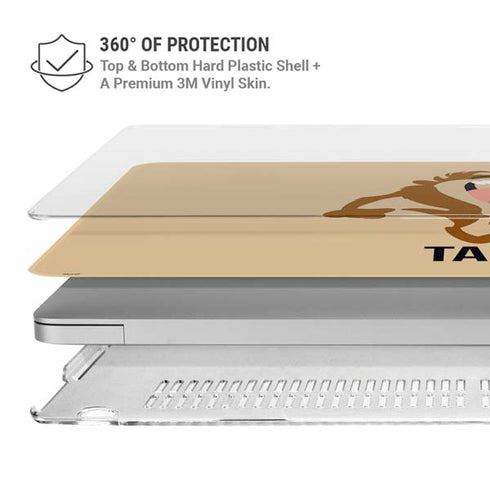 Looney Tunes Taz Identity MacBook Air 15in (2023-2025) Case plus Skin