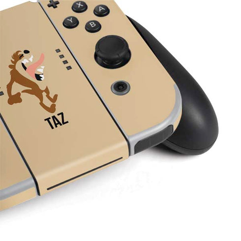 Looney Tunes Taz Identity Nintendo Switch OLED (2021) Skin
