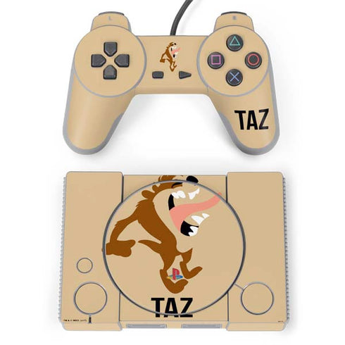 Looney Tunes Taz Identity PlayStation Classic Bundle Skin