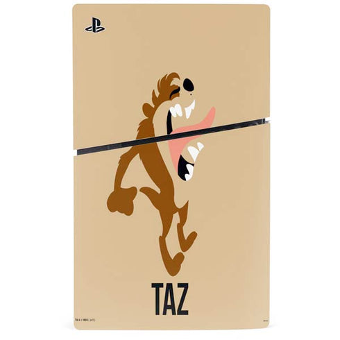 Looney Tunes Taz Identity PS5 Slim Digital Edition Console Skin