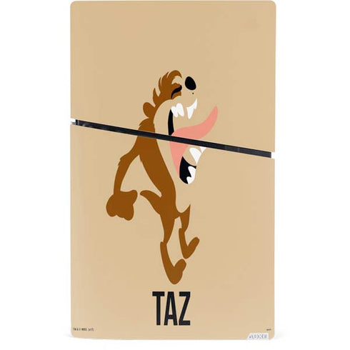 Looney Tunes Taz Identity PS5 Slim Digital Edition Console Skin