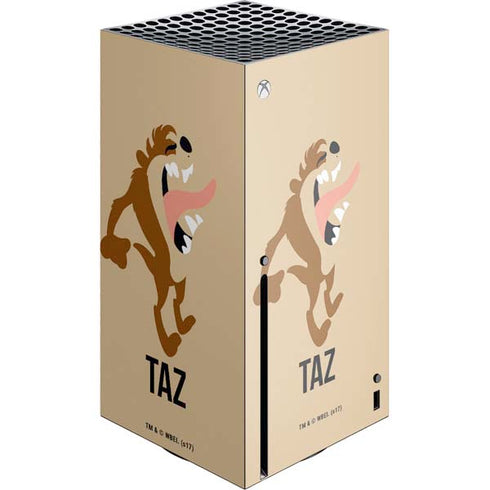 Looney Tunes Taz Identity Xbox Series X Console Skin