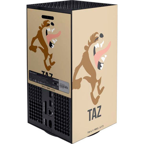 Looney Tunes Taz Identity Xbox Series X Console Skin