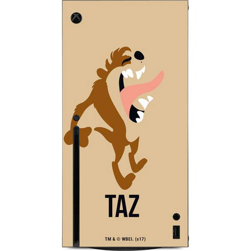 Looney Tunes Taz Identity Xbox Series X Console Skin