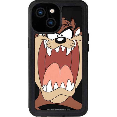 Looney Tunes Taz iPhone 15 Waterproof Case