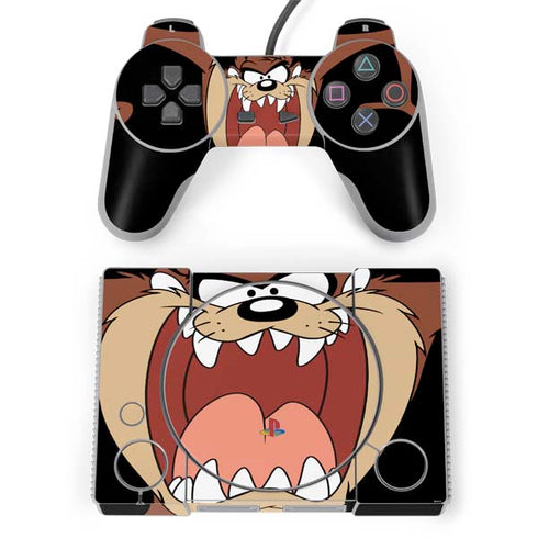 Looney Tunes Taz PlayStation Classic Bundle Skin