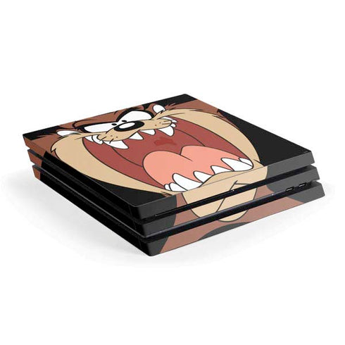 Looney Tunes Taz PS4 Pro Console Skin