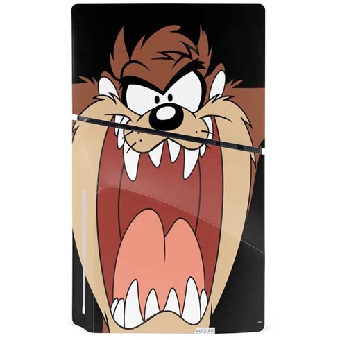 Looney Tunes Taz PS5 Slim Disk Console Skin