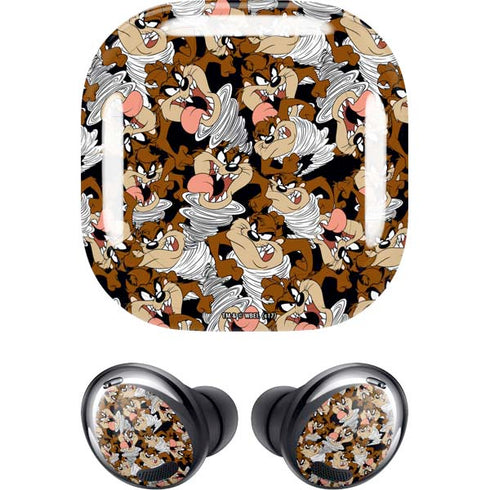 Looney Tunes Taz Super Sized Pattern Galaxy Buds Pro Skin