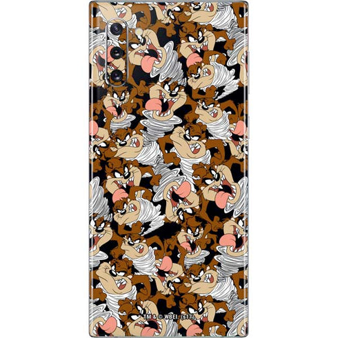 Looney Tunes Taz Super Sized Pattern Galaxy Note 10 Skin