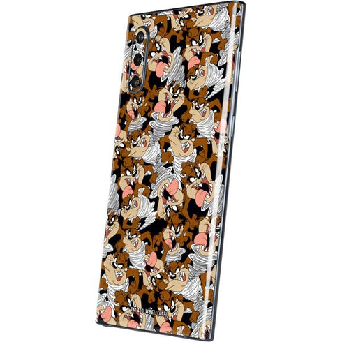 Looney Tunes Taz Super Sized Pattern Galaxy Note 10 Skin