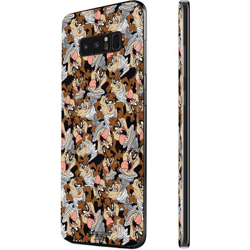 Looney Tunes Taz Super Sized Pattern Galaxy Note 8 Skin