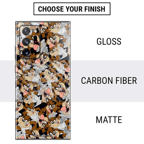 Looney Tunes Taz Super Sized Pattern Galaxy Note20 Ultra 5G Skin