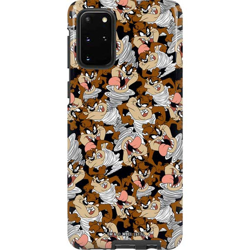 Looney Tunes Taz Super Sized Pattern Galaxy S20 Plus Pro Case