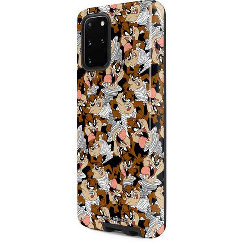 Looney Tunes Taz Super Sized Pattern Galaxy S20 Plus Pro Case