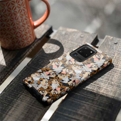 Looney Tunes Taz Super Sized Pattern Galaxy S20 Ultra 5G Pro Case