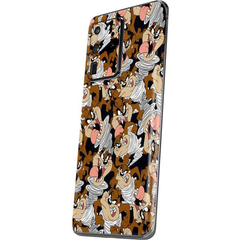 Looney Tunes Taz Super Sized Pattern Galaxy S20 Ultra 5G Skin