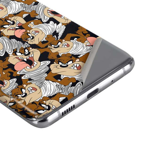 Looney Tunes Taz Super Sized Pattern Galaxy S20 Ultra 5G Skin
