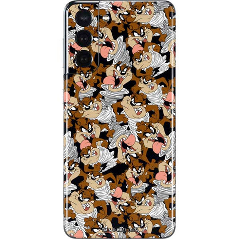 Looney Tunes Taz Super Sized Pattern Galaxy S21 5G Skin