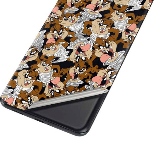 Looney Tunes Taz Super Sized Pattern Galaxy S21 5G Skin