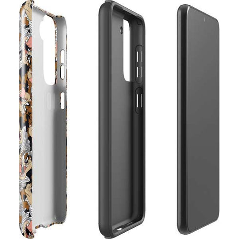 Looney Tunes Taz Super Sized Pattern Galaxy S21 FE Pro Case