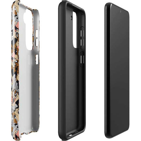 Looney Tunes Taz Super Sized Pattern Galaxy S22 Pro Case