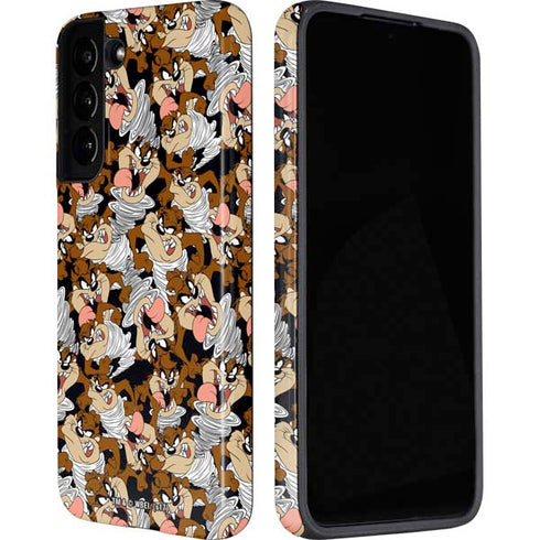 Looney Tunes Taz Super Sized Pattern Galaxy S22 Pro Case