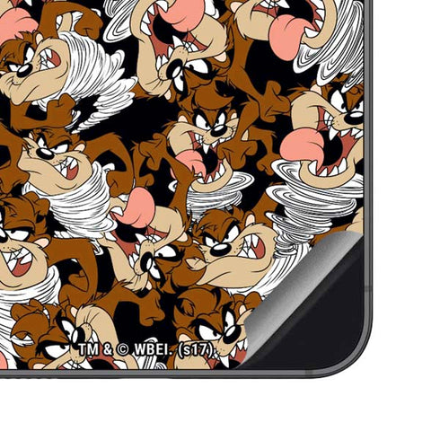 Looney Tunes Taz Super Sized Pattern Galaxy S23 FE Skin