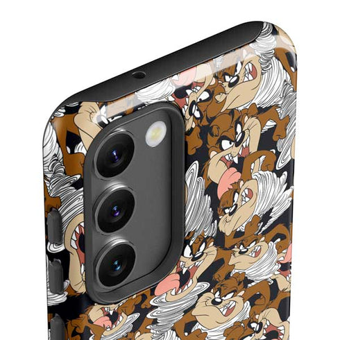 Looney Tunes Taz Super Sized Pattern Galaxy S23 Pro Case