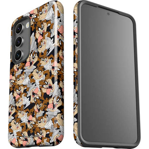 Looney Tunes Taz Super Sized Pattern Galaxy S23 Pro Case
