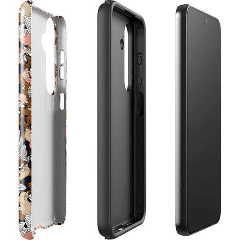 Looney Tunes Taz Super Sized Pattern Galaxy S24 Plus Impact Case