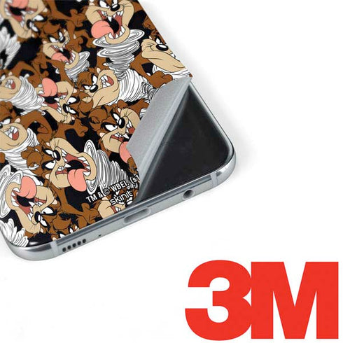 Looney Tunes Taz Super Sized Pattern Galaxy S8 Plus Skin