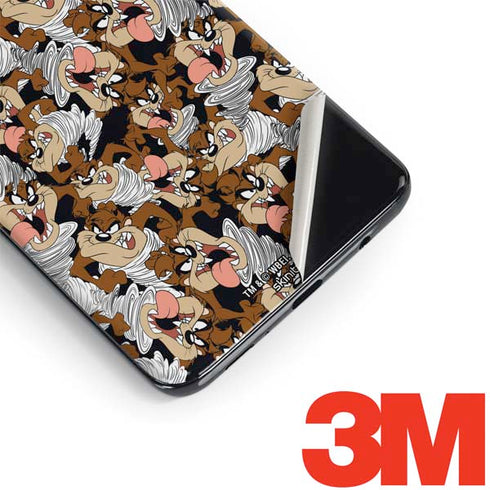 Looney Tunes Taz Super Sized Pattern Galaxy S9 Plus Skin