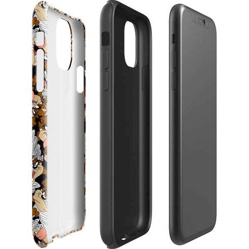 Looney Tunes Taz Super Sized Pattern iPhone 11 Impact Case
