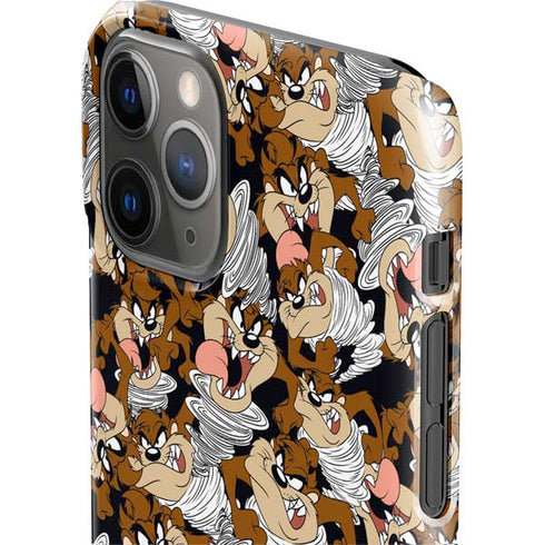 Looney Tunes Taz Super Sized Pattern iPhone 11 Pro Lite Case