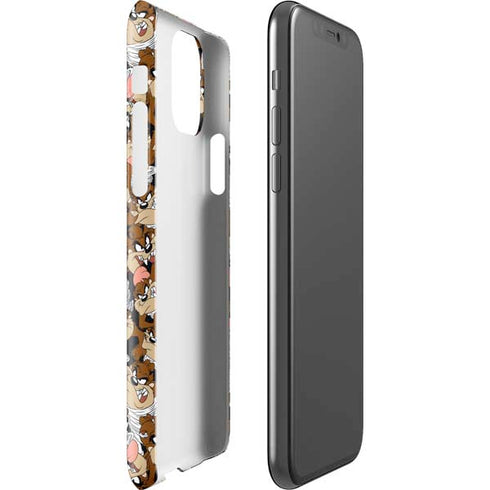 Looney Tunes Taz Super Sized Pattern iPhone 11 Pro Lite Case