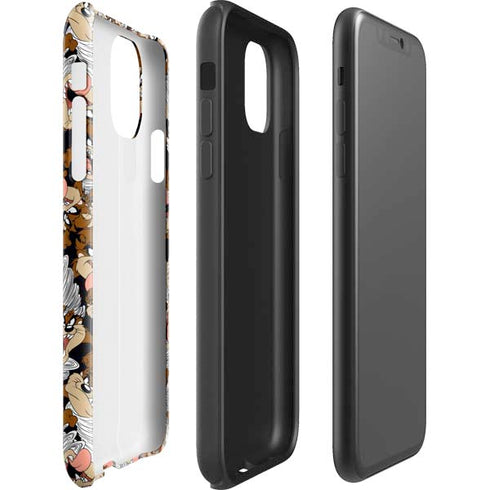 Looney Tunes Taz Super Sized Pattern iPhone 11 Pro Max Impact Case