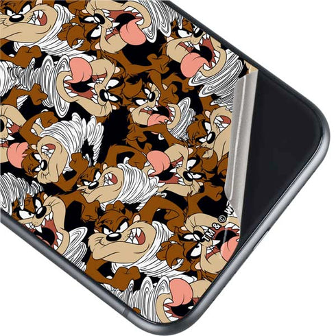 Looney Tunes Taz Super Sized Pattern iPhone 11 Skin