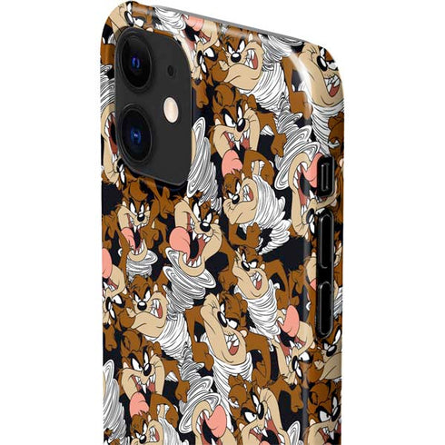 Looney Tunes Taz Super Sized Pattern iPhone 12 Mini Lite Case