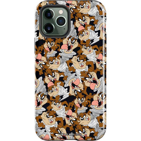 Looney Tunes Taz Super Sized Pattern iPhone 12 Pro Max Impact Case