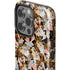 Looney Tunes Taz Super Sized Pattern iPhone 14 Pro Impact Case