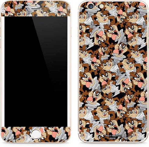 Looney Tunes Taz Super Sized Pattern iPhone 6/6s Plus Skin