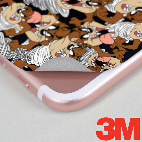 Looney Tunes Taz Super Sized Pattern iPhone 7 Skin