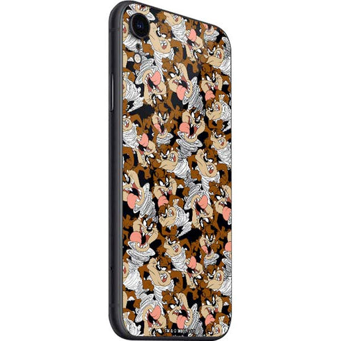Looney Tunes Taz Super Sized Pattern iPhone SE (2nd & 3rd Gen) Skin