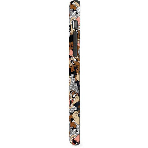 Looney Tunes Taz Super Sized Pattern iPhone X Pro Case
