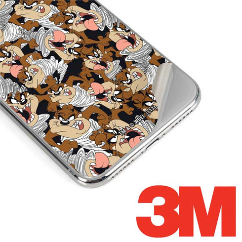 Looney Tunes Taz Super Sized Pattern iPhone X Skin