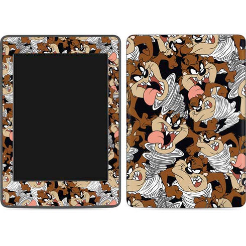 Looney Tunes Taz Super Sized Pattern Amazon Kindle Skin