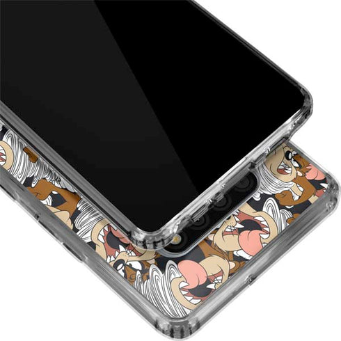 Looney Tunes Taz Super Sized Pattern LG Stylo 6 Clear Case